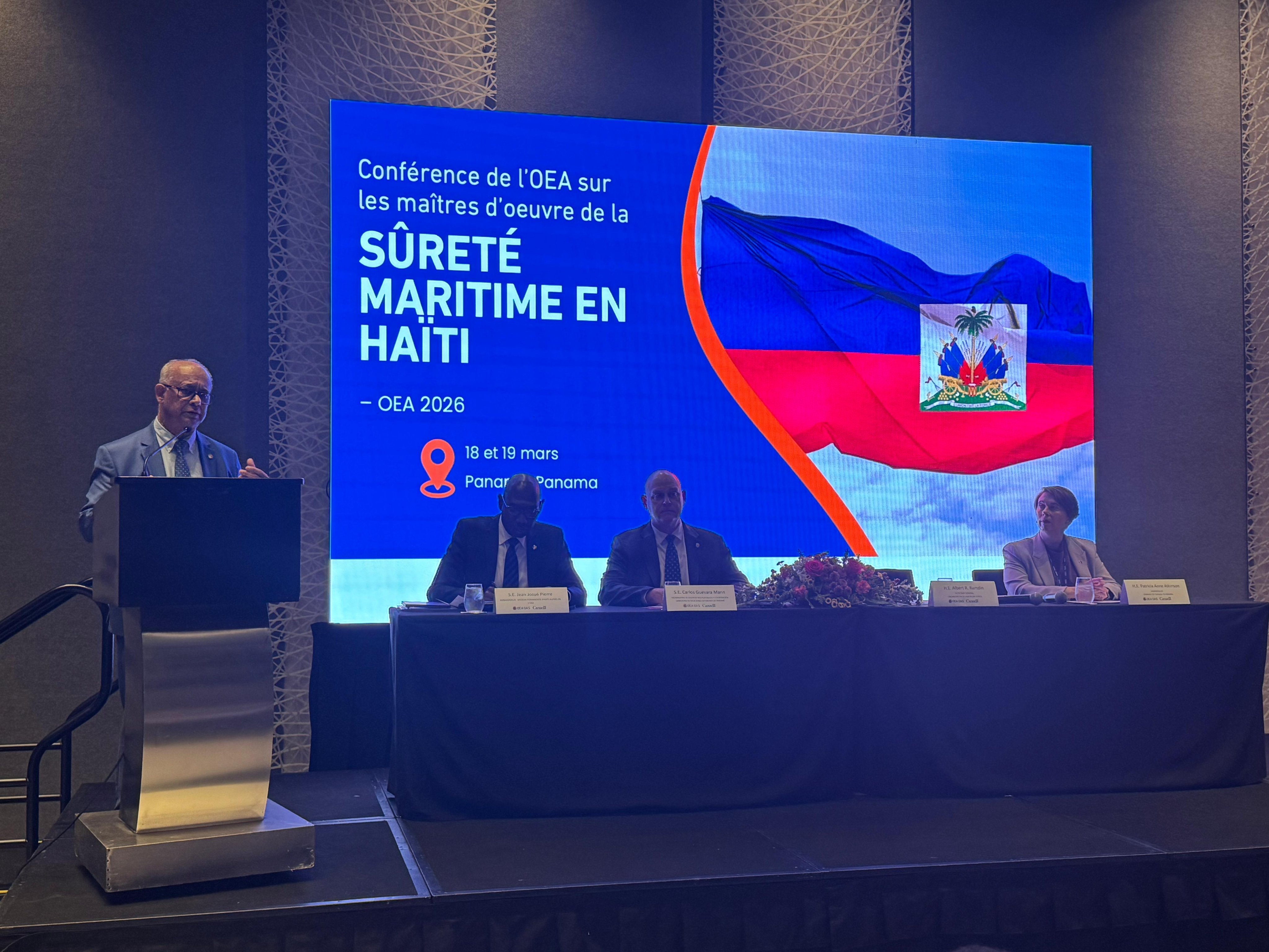 Quand Albert Ramdin évoque les objectifs de la conférence maritime et sécuritaire portuaire d’Haïti        